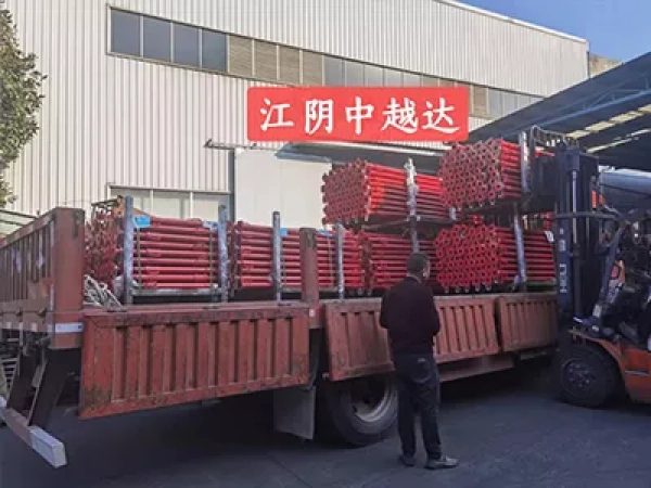 钢支撑装车发货 (3)